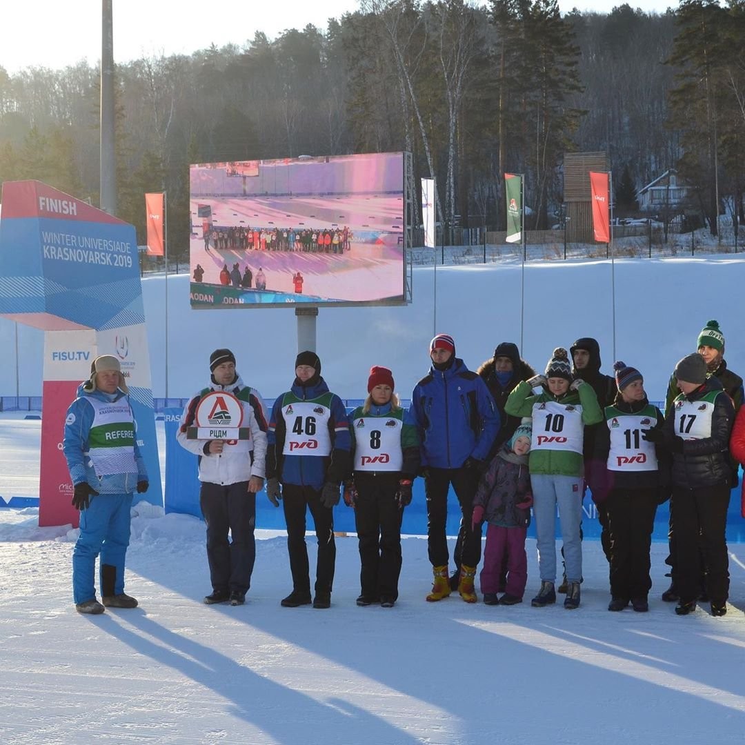 Чемпионат работников Красноярской железной дороги по лыжным гонкам